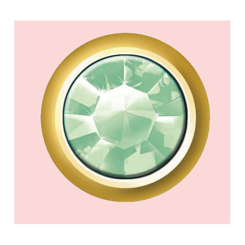 Mount Studs Gold Regular August - Peridot