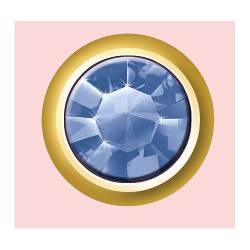 Mount Studs Gold Regular September - Sapphire