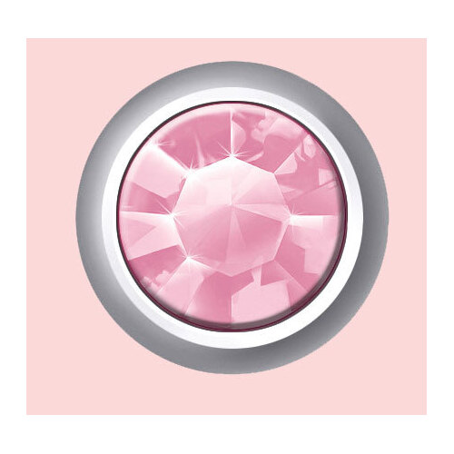 Mount Studs Silver Regular October - Pink Zircon